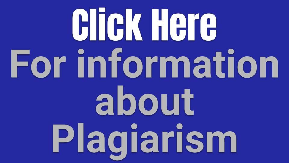 Plagiarism 